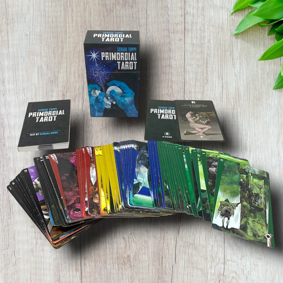 Primordial Tarot Card Deck Sergio Toppi Complete Lo Scarabeo Torino Metaphysical - Picture 1 of 4